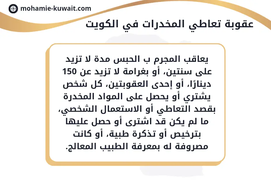 قضية مخدرات اول مرة في الكويت