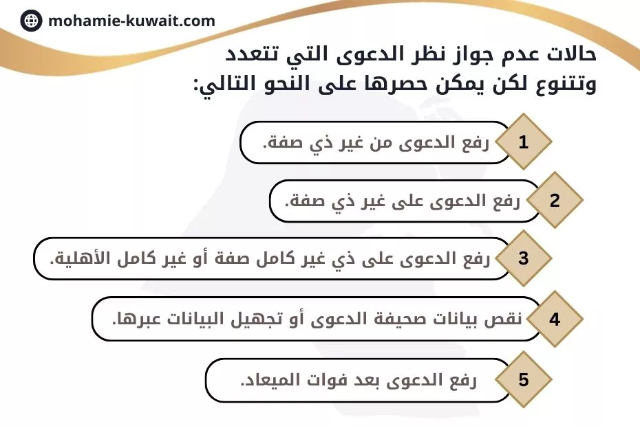 عدم جواز نظر الدعوى لسابقة الفصل فيها في القانون الكويتي