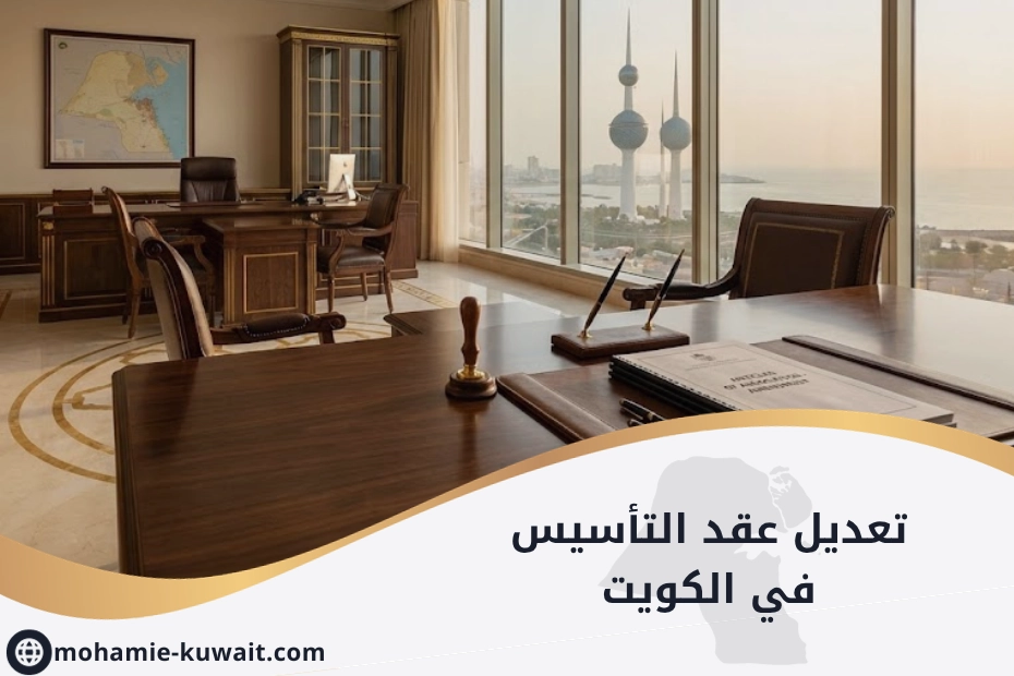 تعديل عقد التأسيس في الكويت – مكتب محاماة وأوراق قانونية.