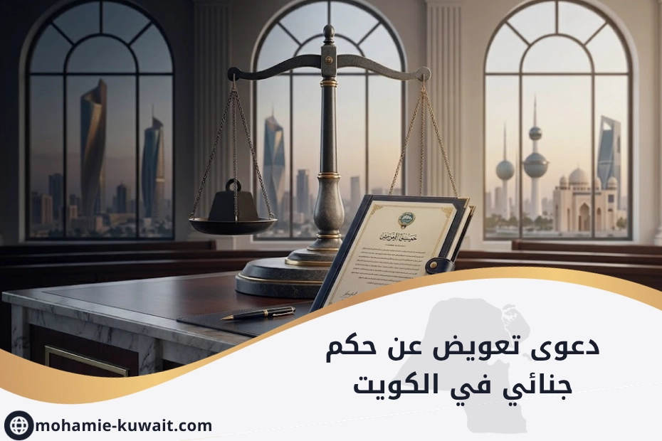 دعوى تعويض عن حكم جنائي في الكويت